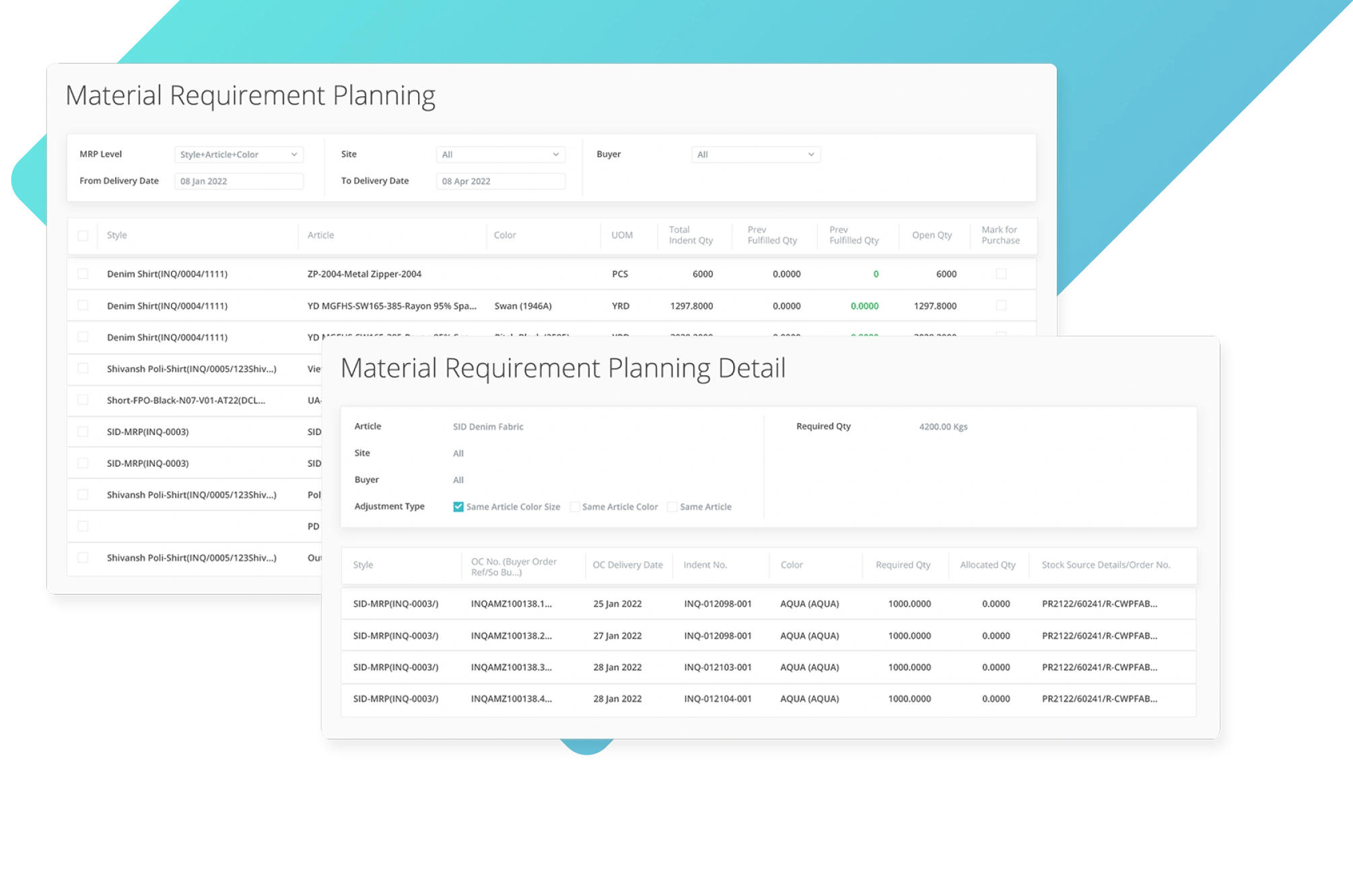 material-planning
